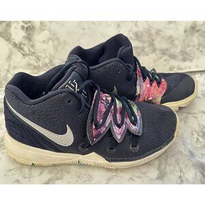 Nike Kyrie Irving Youth Girls Shoes Size 1 M Blue‎ Running Mesh